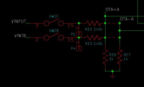 DIP switches on an early Leapfrog schematic