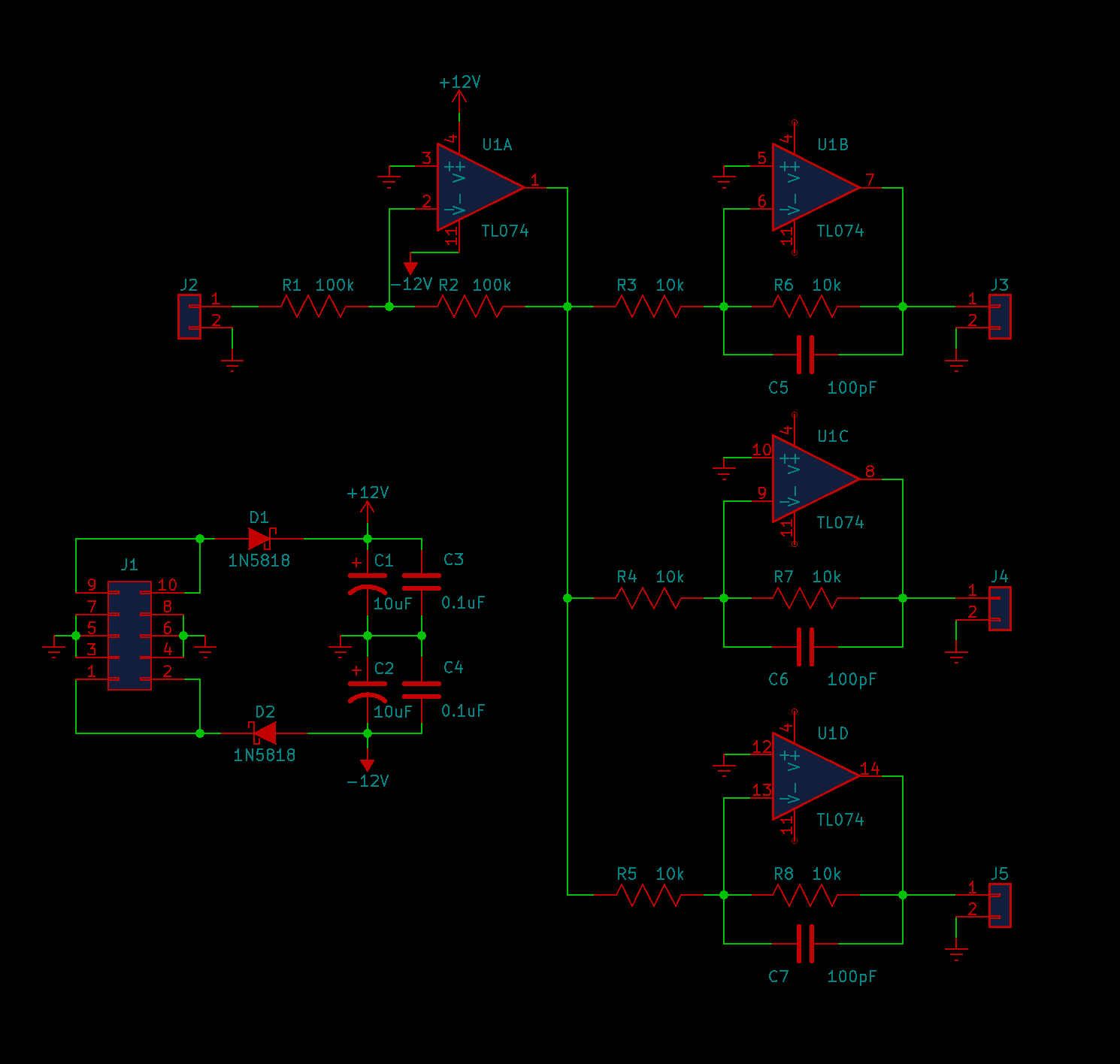 a basic buffered multiple circuit
